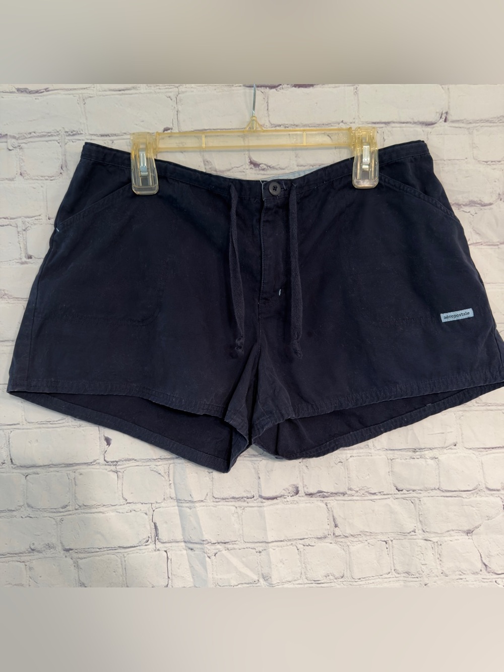 Aeropostale Navy Drawstring Shorts Size 13/14